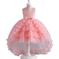 thumbnail image 3 of Vestido de niña Vestido de noche Vestido de cola Vestido de princesa sin mangas Falda de globo Falda de pastel Vestido de noche Disfraz, 3 of 5