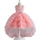 thumbnail image 3 of Vestido de niña Vestido de noche Vestido de cola Vestido de princesa sin mangas Falda de globo Falda de pastel Vestido de noche Disfraz, 3 of 5