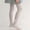 Khaki, variant on Girls Tights with Ankle Bow - Ribbed Opaque Footed, Stretchy for School and Party, Pink, 0-11 Years,Size 6-12 Months