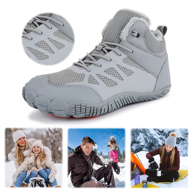 Botas Senderismo Zapatos Descalzos para Mujer Y Hombre Impermeables Antideslizantes Botines Al Aire Libre