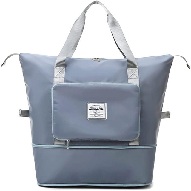 Bolsa De Viaje Plegable Equipaje De Gran Capacidad Separación En Seco Y Húmedo Equipaje De Mano Bolsa De Viaje Bolsa De Compras De Hombro Bolsas Deportivas seitruly AP006914-06
