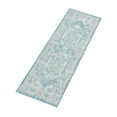 thumbnail image 5 of Unique Loom Outdoor Traditional Collection Area Rug - Valeria (2' x 6' 1" Runner Aqua/Ivory), 5 of 9