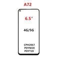 thumbnail image 4 of BENCHUAN Front Glass Panel for Oppo A72 A73 A74 A76 A77 A77s Black, 4 of 7