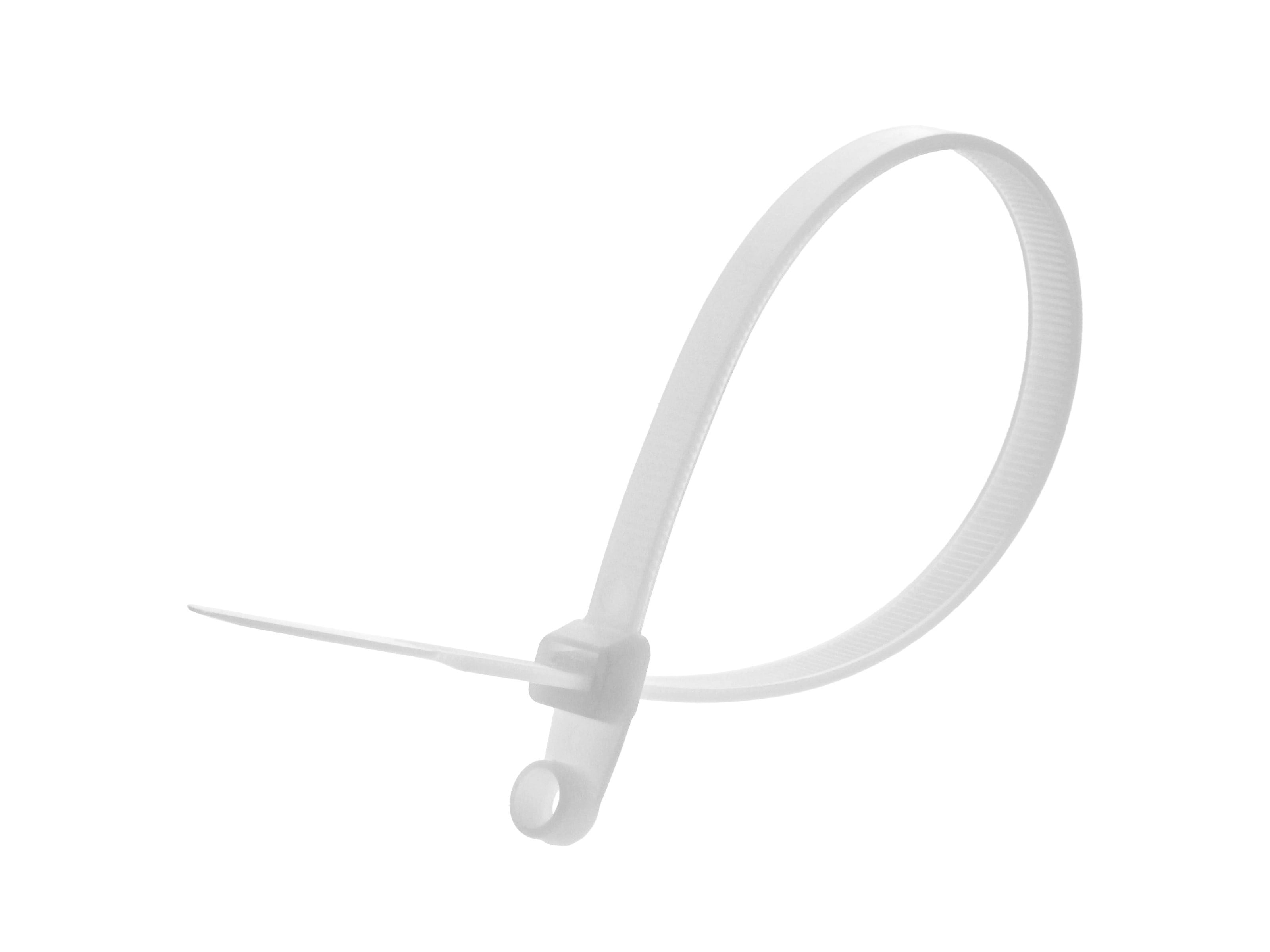 Secure Cable Ties 12 1/2 Inch Natural Mount Head Cable Tie 100 Pack