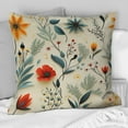 thumbnail image 2 of Designart "Verdant Retro Harmony" Eclectic Printed Throw Pillow, 2 of 5