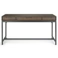 thumbnail image 3 of Simpli Home Banting Solid Hardood Industrial 60 " Desk in Walnut Brown, 3 of 9