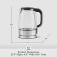 thumbnail image 5 of Breville USA BKE595XL The Crystal Clear Electric Kettle, 5 of 9