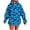 Blue, variant on Hooded Sweatshirts for Women Graphic Halloween Casual Long Sleeve Womens Drawstring Pullover Tops with Pockets