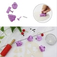 thumbnail image 4 of Dusknt Cute Butterfly Rabbit Easter Egg Cookie Cutters Set of 16, Food Grade Silicone Cake Baking Mold for Fondant, Oven Microwave Dishwasher Safe, Non-Toxic Plunger Cutters for Diy Craft Clay, 4 of 9