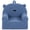 Navy, variant on Patiojoy Kids Bear Sofa Toddler Foam Couch with Soft Fleece Fabric Cover Cute Reading Chair for Children Pink