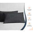 thumbnail image 5 of SGI Pillow Case Dark Gray Solid 600 TC Body PillowCase 2 Piece, 5 of 5