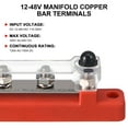 thumbnail image 2 of 2 Sets Bus Bar Battery Distribution Block Marine Bus Bar Battery Terminal Block Terminal Bus Bar, 2 of 8
