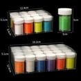 thumbnail image 4 of Fine Glitter Set 20g, 24pcs Glitter Shake Jars for Art Crafts Painting Scrapbooking Body Slime Holiday Party Supply, Multi Color Assorted Set, 4 of 5