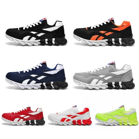 

BUBUDENG Sport Shoes for Men Athletic Training Shoes Breathable Running Sneakers Lightweight Low Top Workout Shoes