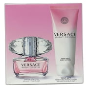 Versace Bright Crystal 1.7 oz EDT Spray Womens Perfume+ 3.4 Lotion Gift Set NIB