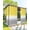 Yellow, variant on Outdoor Curtains for Patio, Gradient, Waterproof Blackout Outside Curtain for Porch/Pergola/Gazebo, Abstract Ombre Teal Khaki Colored Thermal Insulated Drapes for Cabana, 1 Panel, 54 x 95 Inch