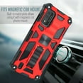 thumbnail image 4 of Value Pack + for BLU Wiko Ride 3 3rd Version with Tempered Glass Hybrid Phone Case Magnet Mount Ready Grip Grids Kickstand Slim Shock Bumper Cover, 4 of 4