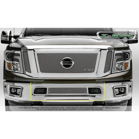 UPC 609579031424 product image for T-Rex Grilles 55785 Upper Class Series Mesh Bumper Grille Overlay Fits Titan XD | upcitemdb.com