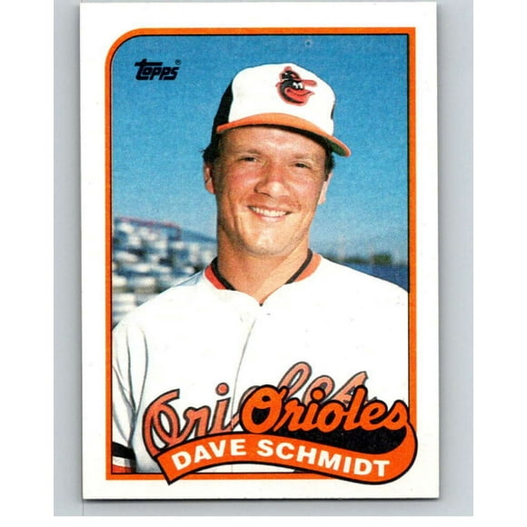 1989 Topps Baseball #677 Dave Schmidt  Baltimore Orioles