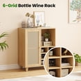 thumbnail image 3 of STARY Sideboard Buffet Cabinet, Bar Cabinet with Wine Racks and Adjustable Shelf for Kitchen, Living Room, Home Bar, Nature, 3 of 8