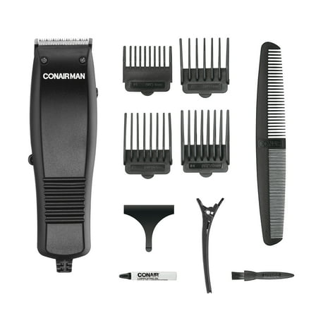 ConairMAN Simple Cut Men's Haircut Kit, 10 Piece