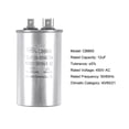 thumbnail image 2 of Uxcell 12uF 450V AC Aluminum Case with Terminal Round CBB65 Run Capacitor, 2 of 5