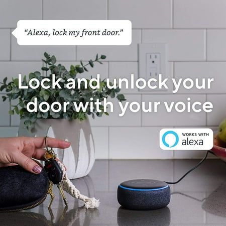 Wyze - Lock Smart Lock Wi-Fi Retrofit Deadbolt with App/Keypad/Voice Assistant Access - Silver