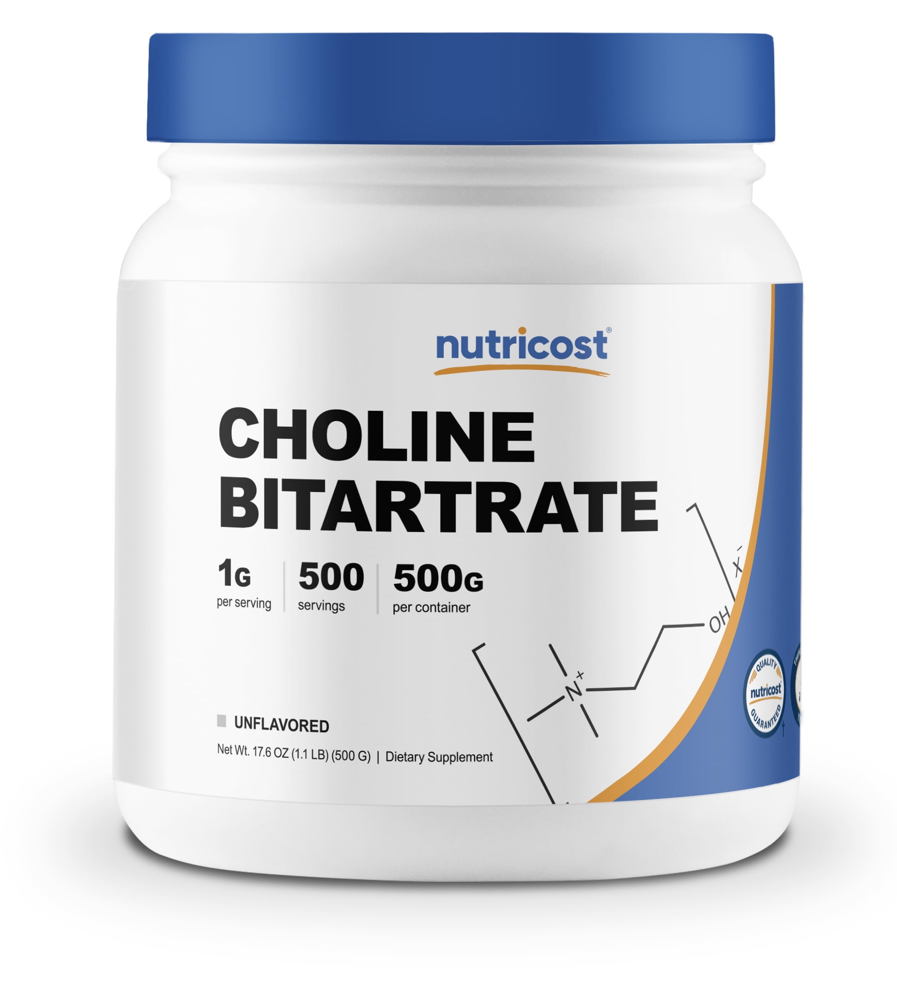 Nutricost Pure Choline Bitartrate Powder 500 Grams