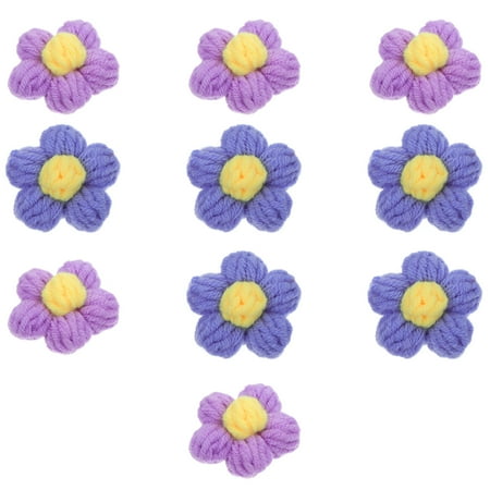 

10Pcs Manual Flower Ornament Lovely DIY Brooch Flower Headdress Accessories