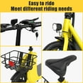 thumbnail image 6 of 450W 36V Folding Sports Electric Scooters Bike E-Scooter with Seat Ebike Biycle Moped for Adult Commuter, Yellow, 6 of 9