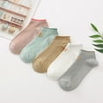 thumbnail image 2 of Dalrosia 5 Pairs Women Ankle Socks Low Cut Thin Sock Lightweight Cute Pattern Color Soft Sock, 2 of 5