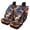 Eagle Skull, variant on HUISEFOR Eagle Skull Car Seat Cover Set 4 Pieces Breathable Front and Back Seat Covers Protectors Elastic Polyester Easy to Installation Universal Fit for Most Cars SUVs