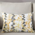 thumbnail image 3 of Yellow Grey Botanical Throw Pillow Cover, Abstract Tree Branchs Rectangle Decorative Pillow Case Protector Soft Cushion Cover Lumbar Pillowcase for Couch Sofa Bedroom Car Chair Decor 20x26 Inch, 3 of 8