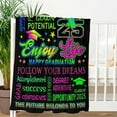 thumbnail image 5 of Graduation Soft Throw Blanket 2025, Birthday High School College Graduation Gifts for Daughter Son from Mom Dad, Class of 2025 Graduation Blanket Gifts for Him Her, 5 of 5