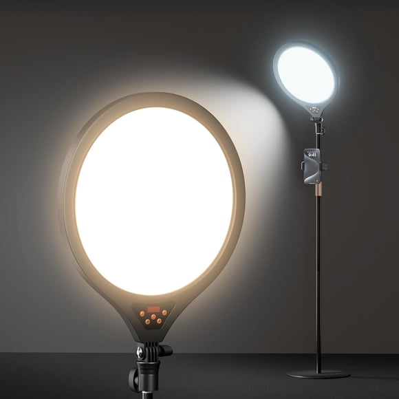 Ring Light Tripod for , 14" Selfie Ring Light with 63" Tripod Stand and Phone Holder, Professional LED Ringlight for Video Recording, Streaming, Photography, Makeup, Barber, TikTok White