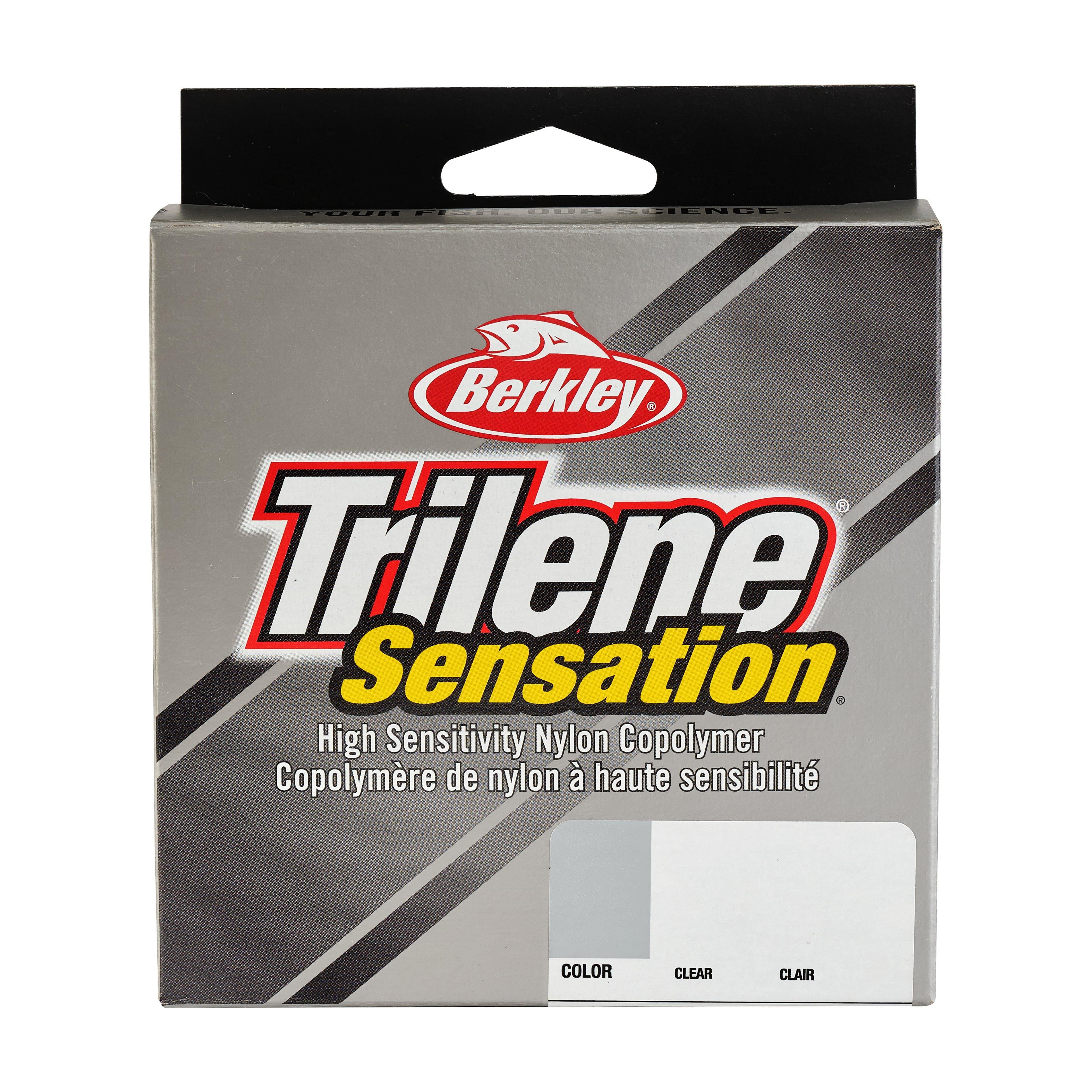 Berkley Trilene® Sensation® Monofilament Fishing Line, Clear, 17 lb Test Strength, 300 yd