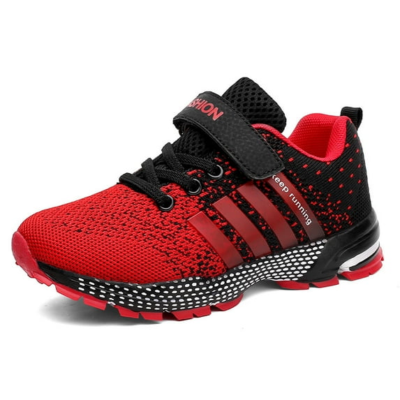 YAZI Kids Sneakers for Boys Girls Running Tennis Shoes Lightweight Breathable Sport Athletic
