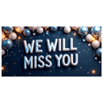 thumbnail image 2 of Blue Watercolor Backdrop Banner with Balloons Stars Decors We Will Miss You Theme, Party Supplies for Farewell Party Retirement Party Photography Props, 2 of 6