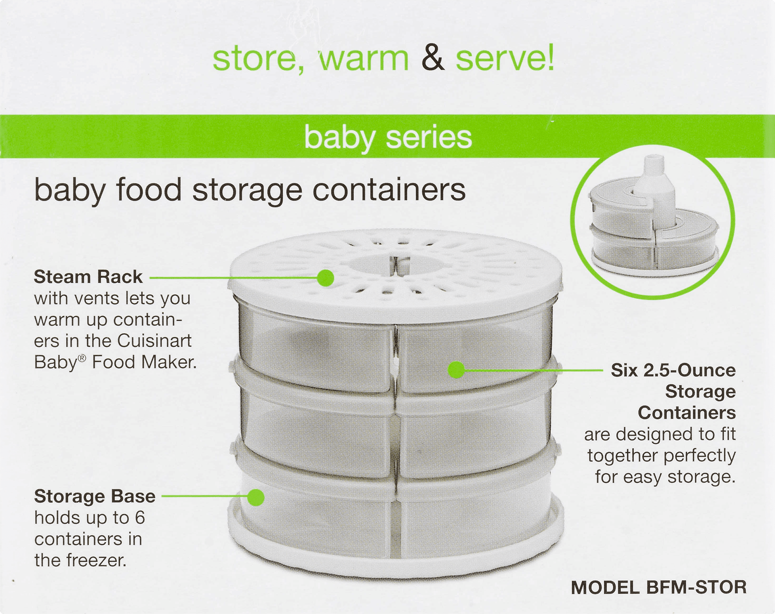 How to store baby food