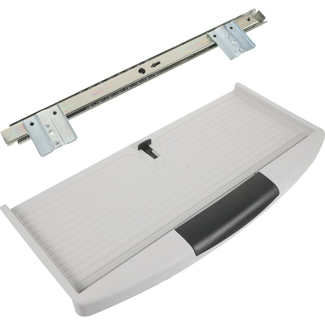 Shisuyan 1 Set Large Keyboard Tray Under Desk Pull Out Keyboard Tray Keyboard Drawer with Sliders