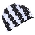 thumbnail image 1 of QUMIIRITY Gorro De Natación Decorativo Para Mujer Con Estampado Floral Y Material Elástico Resistente, 1 of 8