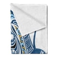 thumbnail image 2 of Zodiac Soft Flannel Fleece Throw Blanket, Image of Aquarius Sign with Jug and Circular Globe World Form on the Background, Cozy Plush for Indoor and Outdoor Use, 50" x 60", Multicolor, by Ambesonne, 2 of 5