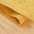 thumbnail image 6 of Farmhouse Flax Table Runner, Rustic Woven Solid Color Table Runner for Dining, Kitchen, Holiday, Halloween, Christmas, Party - 12x71 inch, 6 of 8