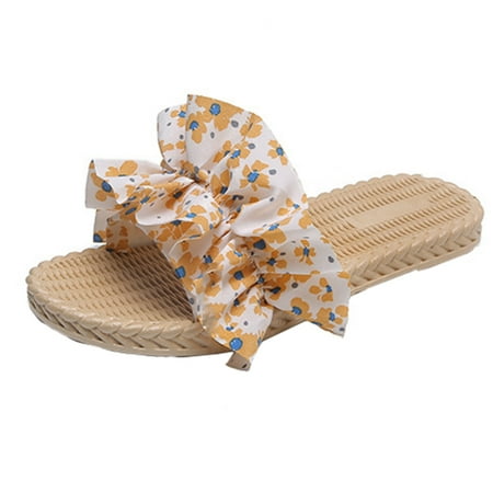 

Sandals Women Summer Women Fashion Sandals Flat Thick Sole Solid Color Open Toe Casual Comfortable