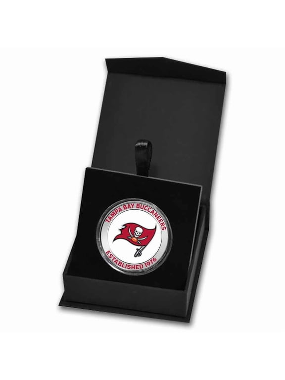 Collectible NFL Tampa Bay Buccaneers 1 oz Silver Colorized Round (w/Box)