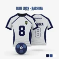 thumbnail image 1 of Dernière Mode Été 2025 Maillot de Cosplay Bleu Lock BAROU Dessin Animé Anime Manches Courtes Unisexe Séchage Rapide T-Shirt de Mode, 1 of 6