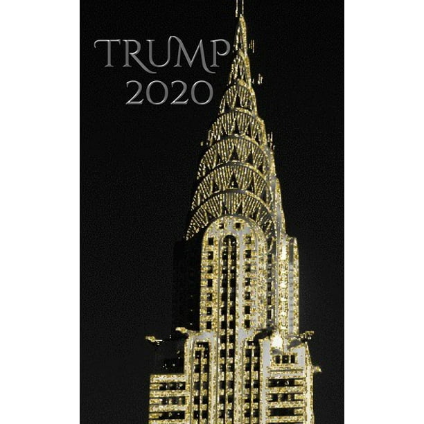 Trump Gold Nyc Chrysler Building Writing Drawing Journal Paperback Walmart Com Walmart Com