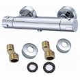 thumbnail image 1 of Thermostatic Shower Faucet with SafeStop at 100°F, Polished Chrome Finish for Luxury Bathroom Safety Solution, 1 of 5