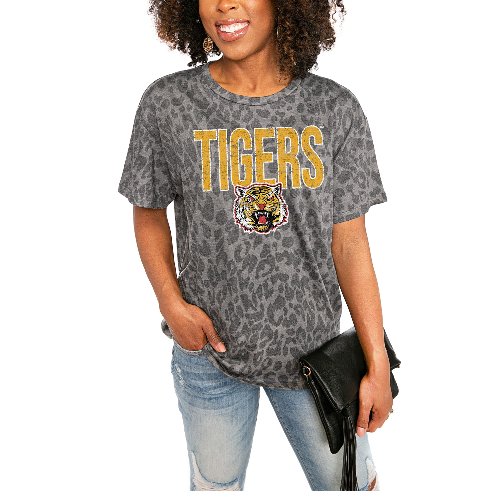Oversized Slouchy T-Shirt - Brown 