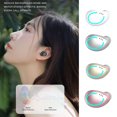 thumbnail image 4 of Injueey Miniauriculares inalámbricos Bluetooth 5,0, auriculares internos con sonido estéreo 3D, auriculares deportivos con caja de carga de Cables de audio/vídeo plata, 4 of 6